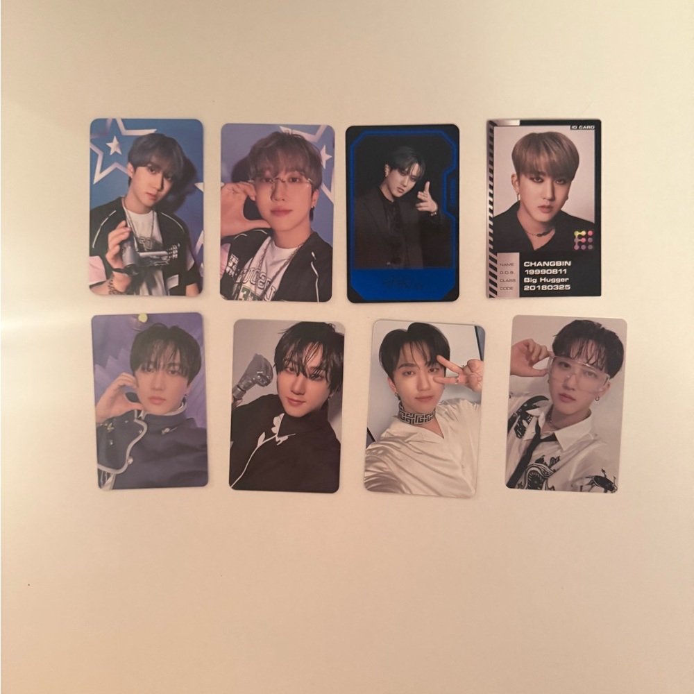 Changbin SKZ K-Pop Idol Photocard Set